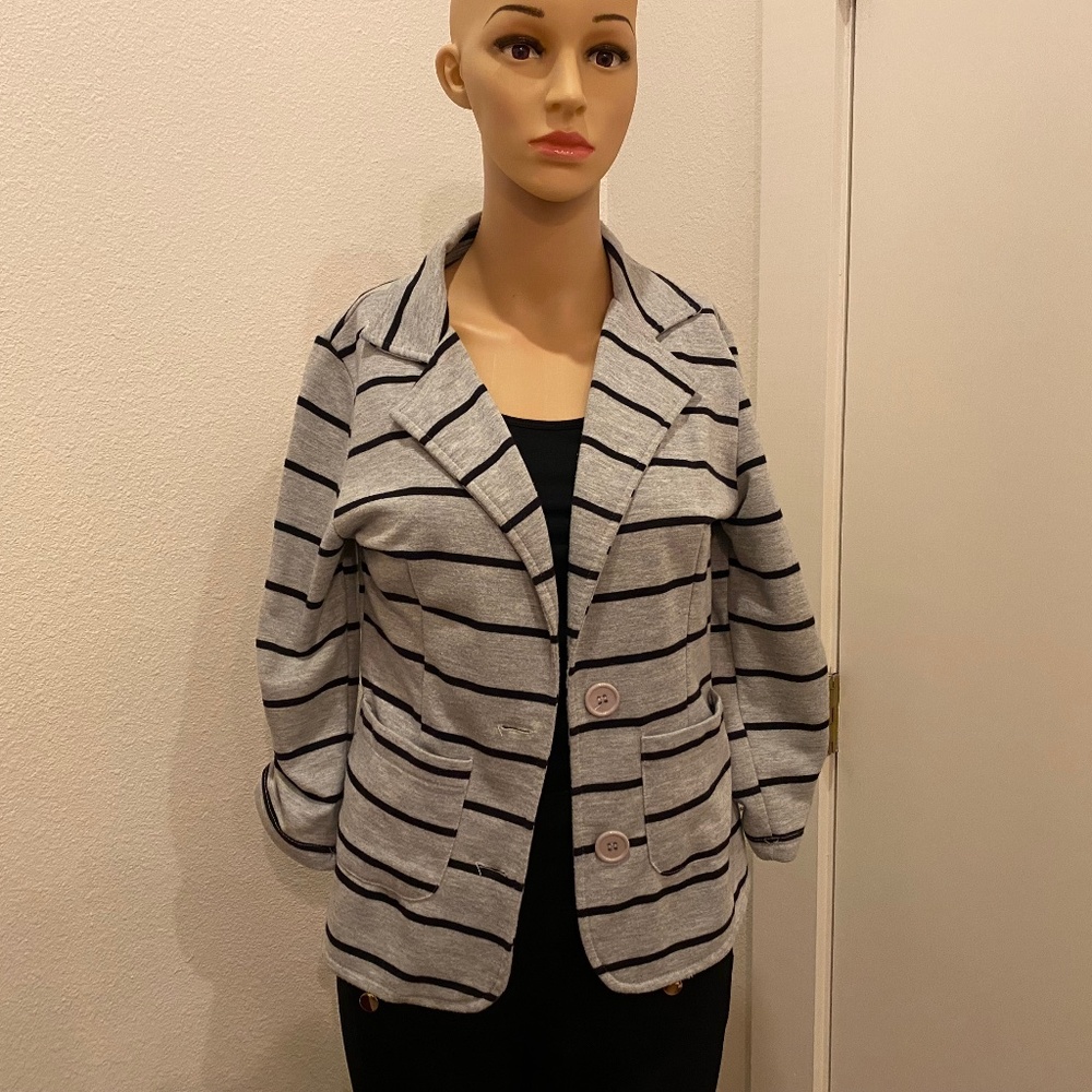 Blue and Grey Blazer
